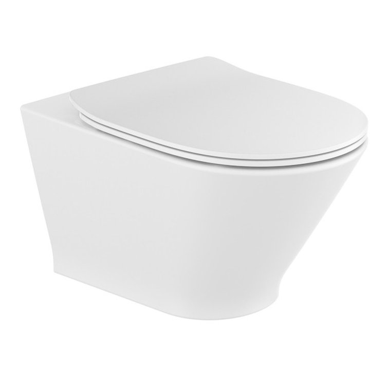 Belfry Bathroom Wall Hung Toilet and Mounting Frame with Button flush